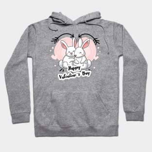 Rabbits in Love Hoodie